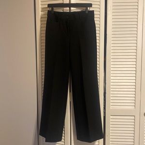 LOFT Black Wide Leg Dress Pants
